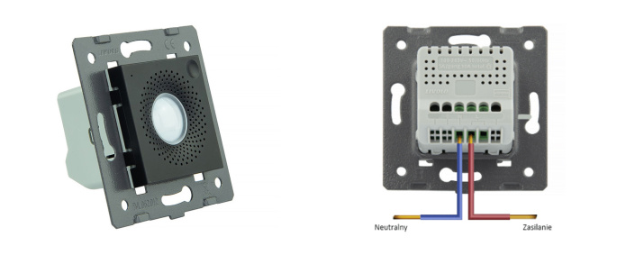 Moduł czujnika temperatury i wilgotności Livolo ZigBee/WiFi Czarny
